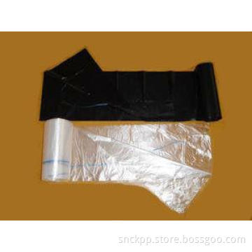 Black Durable Plastic Garbage Bags / HDPE Transparent Plast